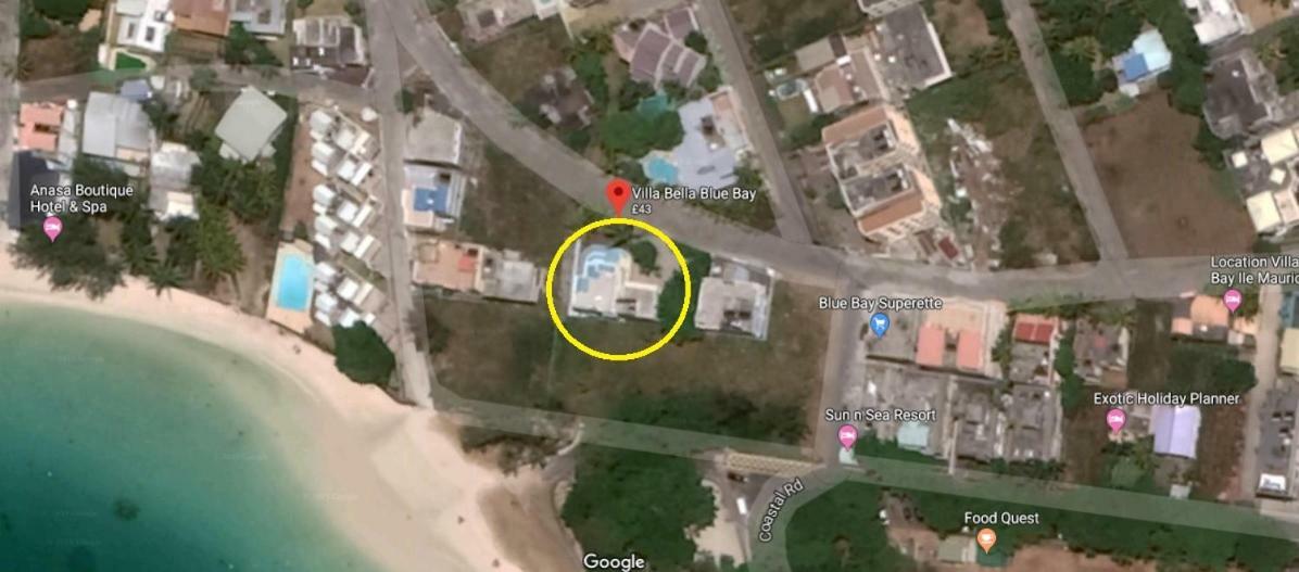 Villa Bella Charming Beachfront Guesthouse Blue Bay Exterior photo